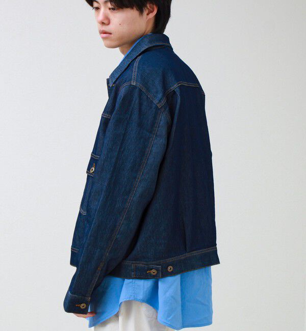 GLOSTER「【軽量ストレッチ】メッシュデニム3rdタイプジャケット」|デニムジャケット|