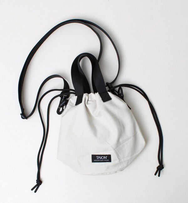 GLOSTER「【TAION / タイオン】MOUNTAIN BUCKET BAG」|ショルダー・メッセンジャー|ライトグレー