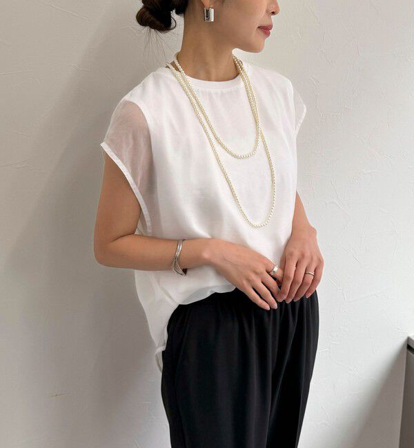 fredy emue「【人気の為、再販売！】パール/メタルマルチロングネックレス」|ネックレス|