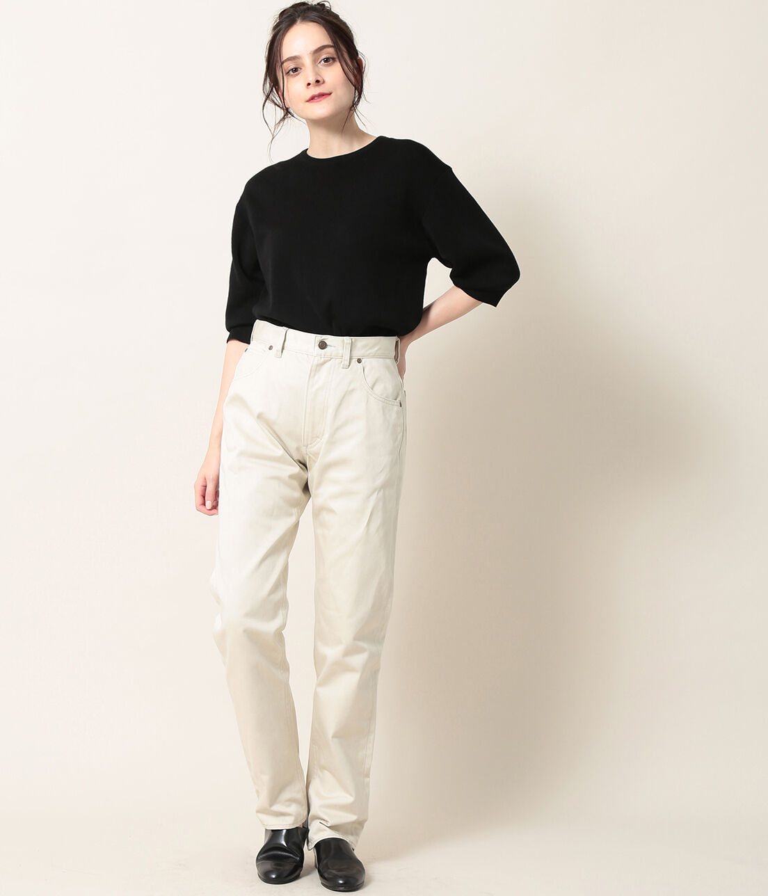 SALON adam et rope'「【ANATOMICA】別注 618 MARILYN II SATIN」|デニム|