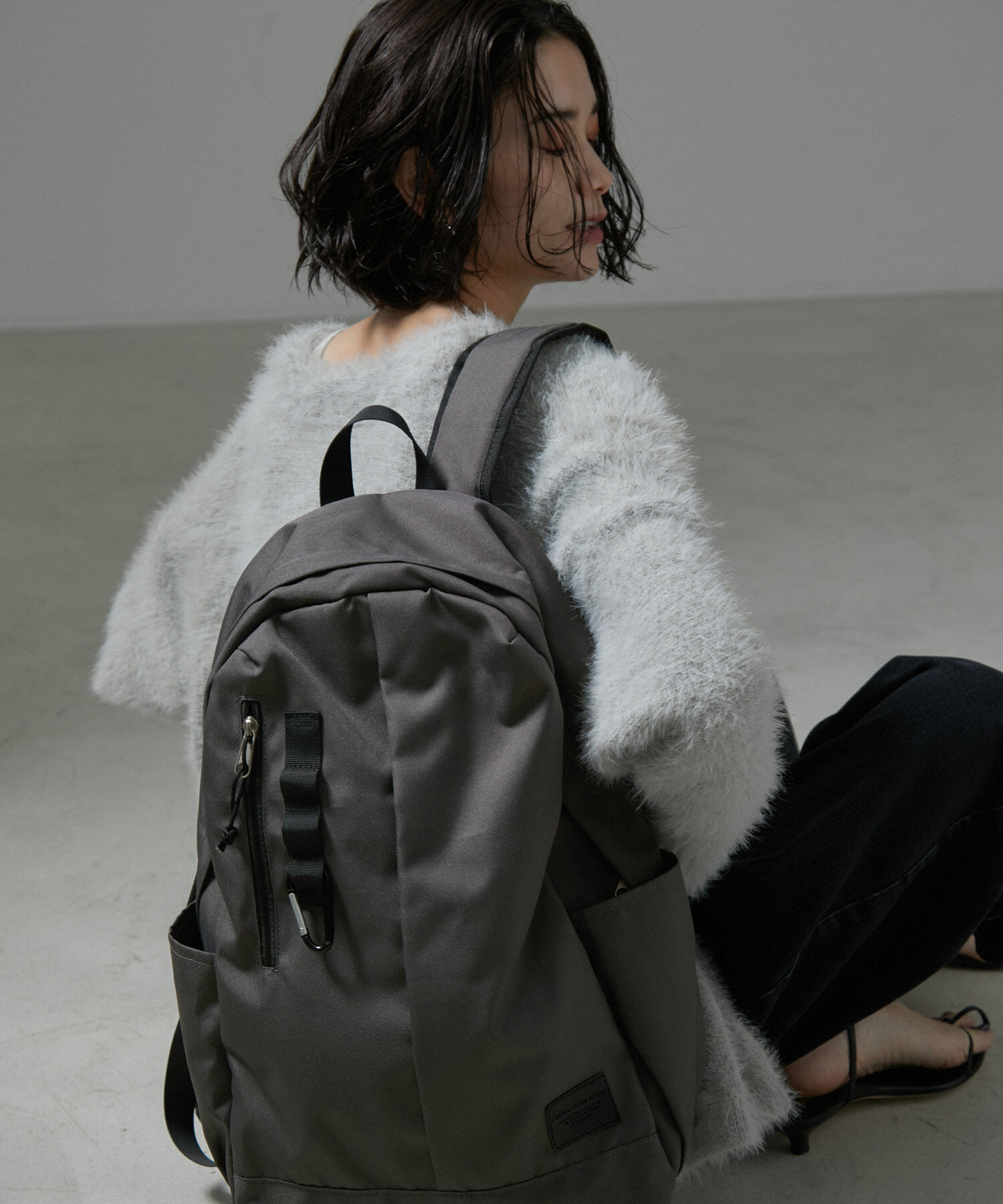 SALON adam et rope'「[新色追加！]【WEB限定】[ショルダーバッグ付き・ユニセックスで使える・軽量]マザーズリュック3」|リュック|グレー(07)