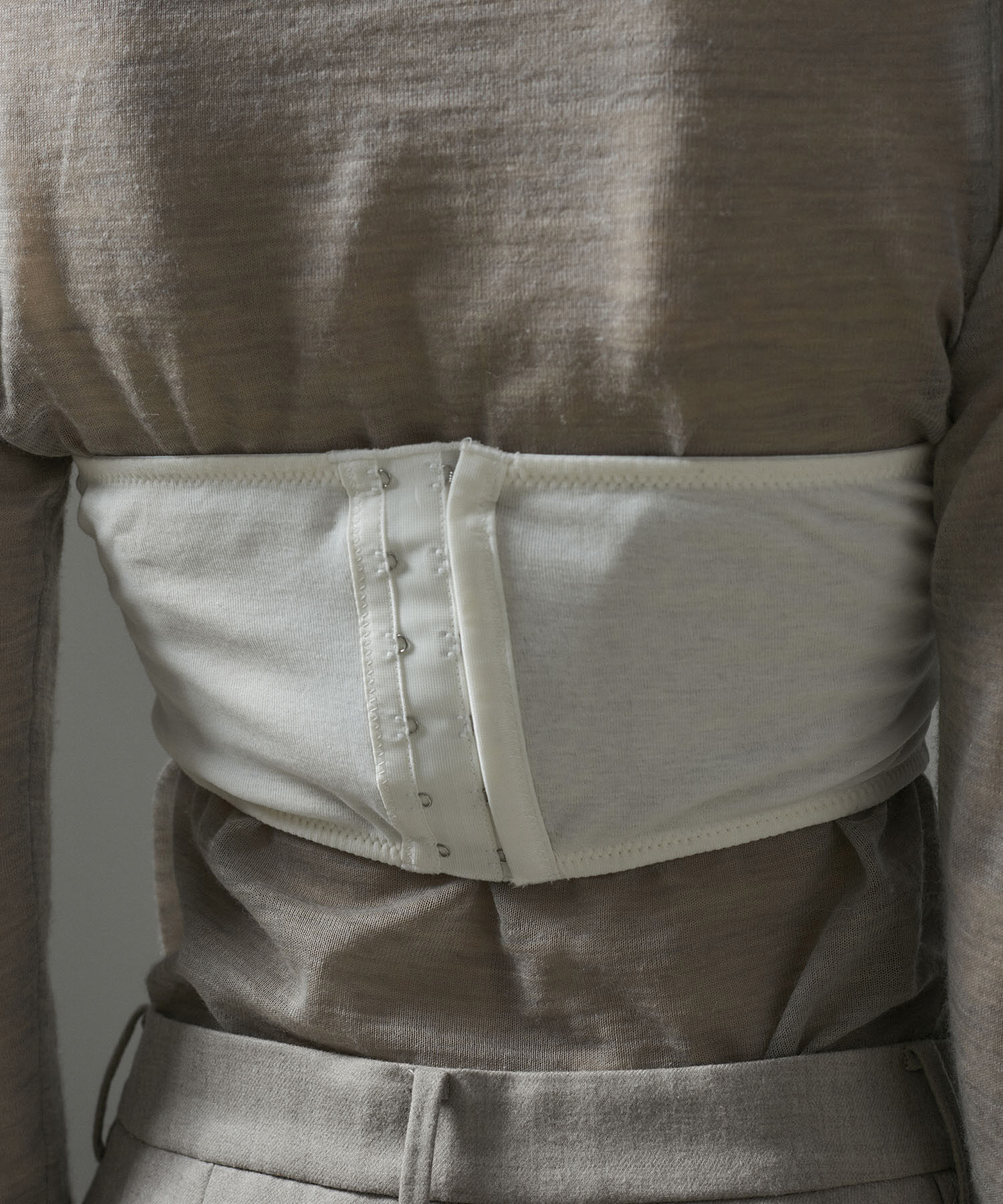 SALON adam et rope'「アセテートサテンベアトップ」|チューブトップ|