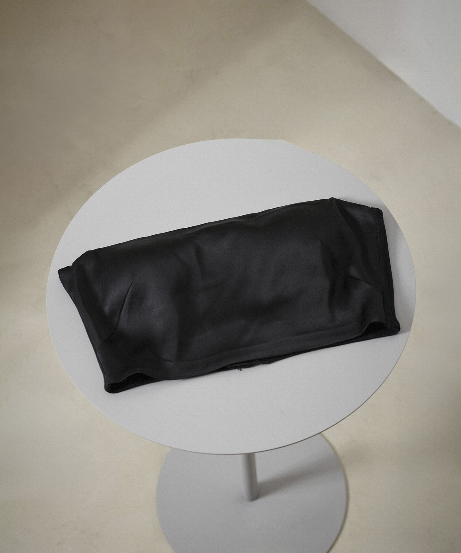 SALON adam et rope'「アセテートサテンベアトップ」|チューブトップ|