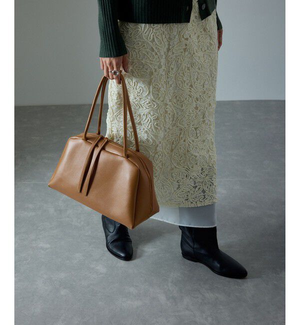 SALON adam et rope'「ソフトレザーミドルボストンバッグ 2」|ボストンバッグ|