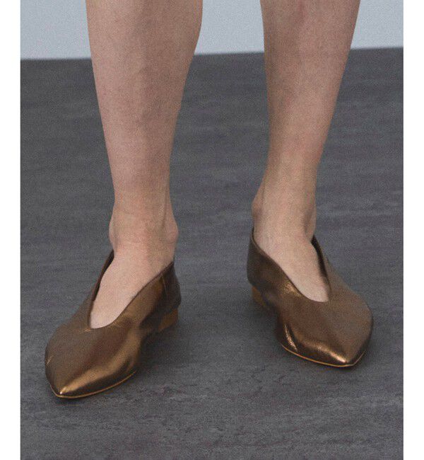 SALON adam et rope'「ソフトレザーフラットシューズ」|パンプス|