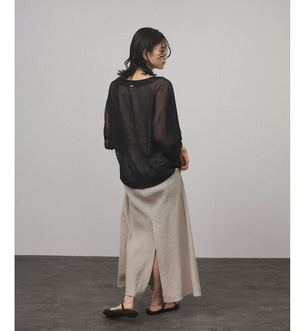 SALON adam et rope'「ブライトシアーカーディガン」|カーディガン|