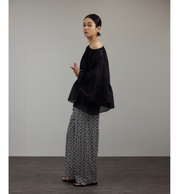 SALON adam et rope'「リバティイージーパンツ」|チノ|