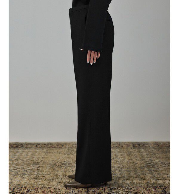 SALON adam et rope'「ストレッチセミフレアスタイルアップパンツ / セットアップ対応 」|スラックス|