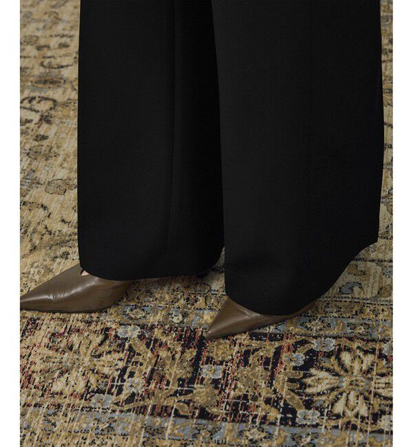 SALON adam et rope'「ストレッチセミフレアスタイルアップパンツ / セットアップ対応 」|スラックス|