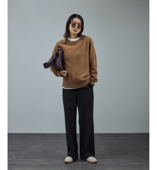 SALON adam et rope'「ストレッチセミフレアスタイルアップパンツ / セットアップ対応 」|スラックス|