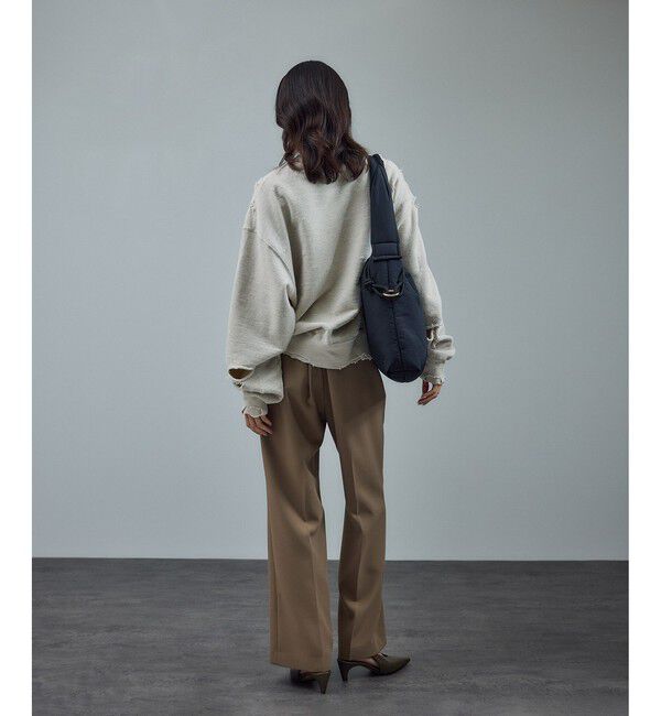 SALON adam et rope'「ストレッチセミフレアスタイルアップパンツ / セットアップ対応 」|スラックス|