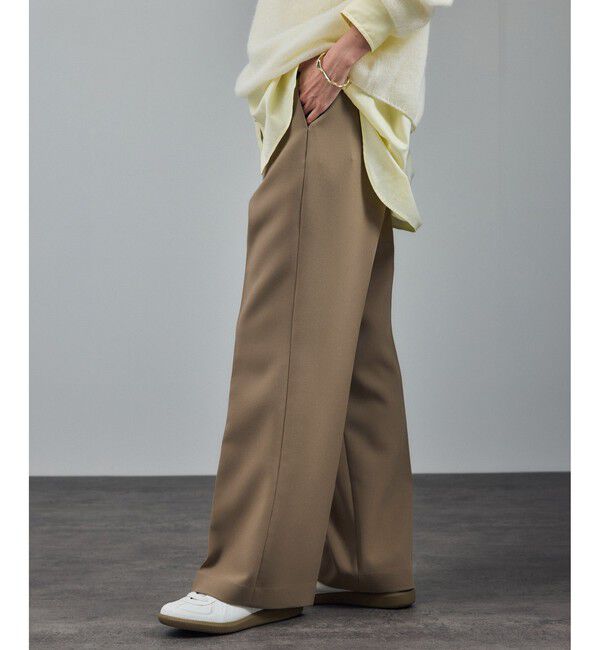 SALON adam et rope'「ストレッチセミフレアスタイルアップパンツ / セットアップ対応 」|スラックス|