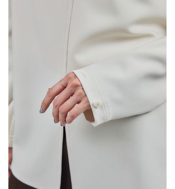 SALON adam et rope'「ダブルクロスロングTシャツブラウス / セットアップ対応」|シャツ・ブラウス|