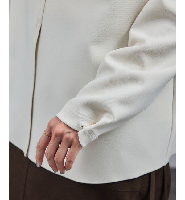 SALON adam et rope'「ダブルクロスロングTシャツブラウス / セットアップ対応」|シャツ・ブラウス|