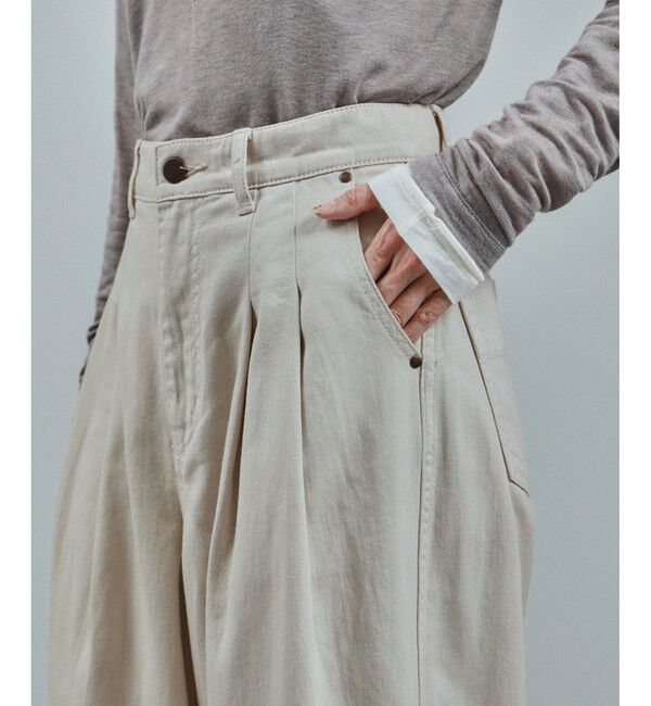 SALON adam et rope'「ブロークンツイル デニムパンツ」|デニム|