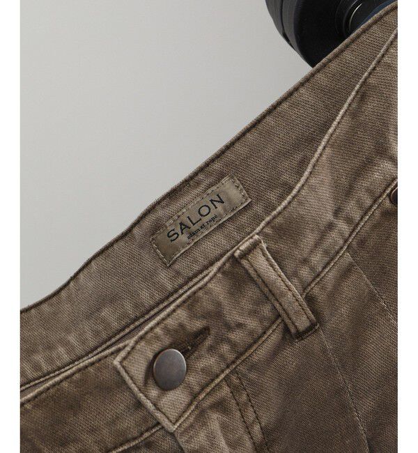 SALON adam et rope'「ブロークンツイル デニムパンツ」|デニム|