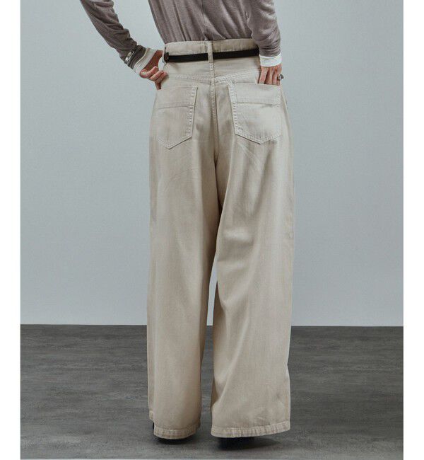 SALON adam et rope'「ブロークンツイル デニムパンツ」|デニム|