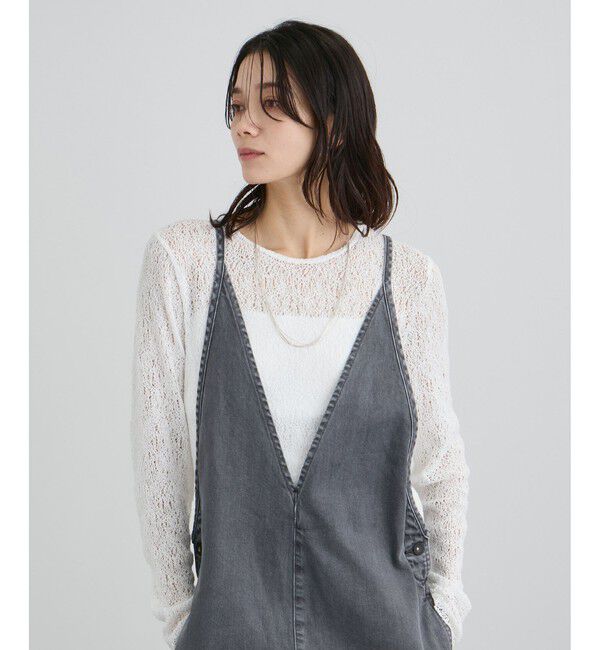 SALON adam et rope'「【NativeSilverStreams】リキッドシルバーネックレス 5st 60cm」|ネックレス|