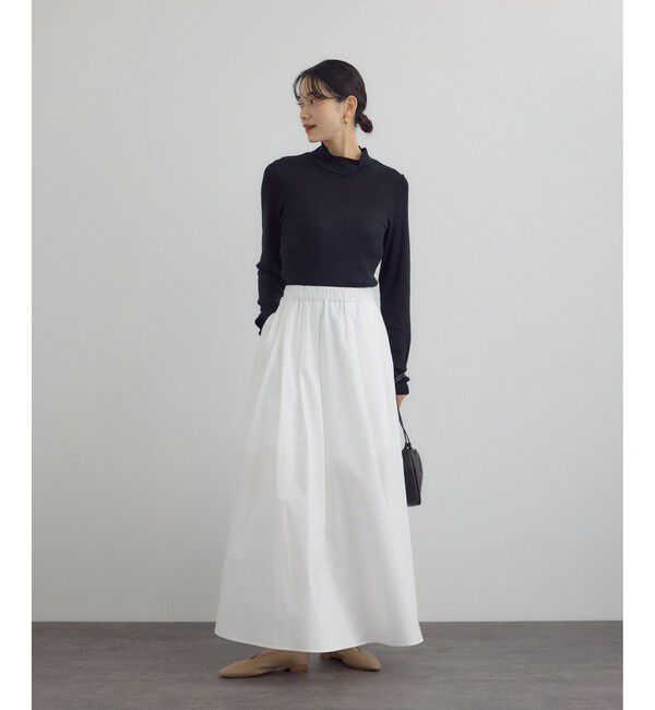 SALON adam et rope'「【W S（ドゥーブル）】ソフトレザーフラットシューズ」|パンプス|