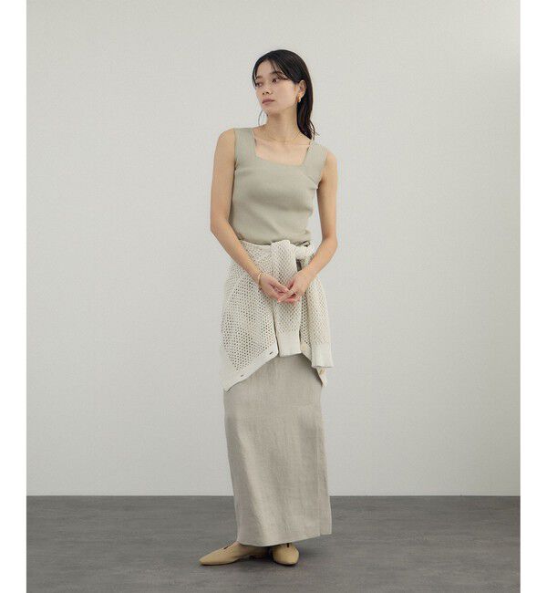 SALON adam et rope'「【W S（ドゥーブル）】ソフトレザーフラットシューズ」|パンプス|