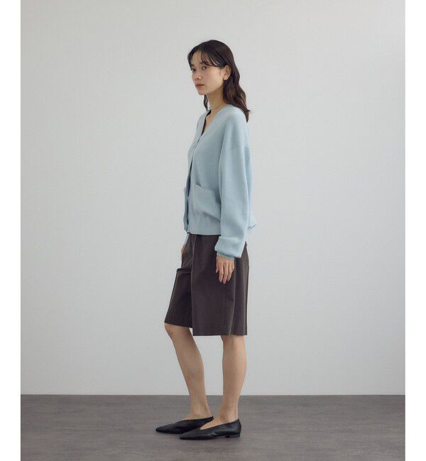 SALON adam et rope'「【W S（ドゥーブル）】ソフトレザーフラットシューズ」|パンプス|