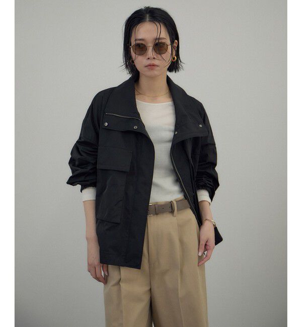 SALON adam et rope'「リモンタナイロン / スタンドカラーブルゾン」|ブルゾン・スタジャン|