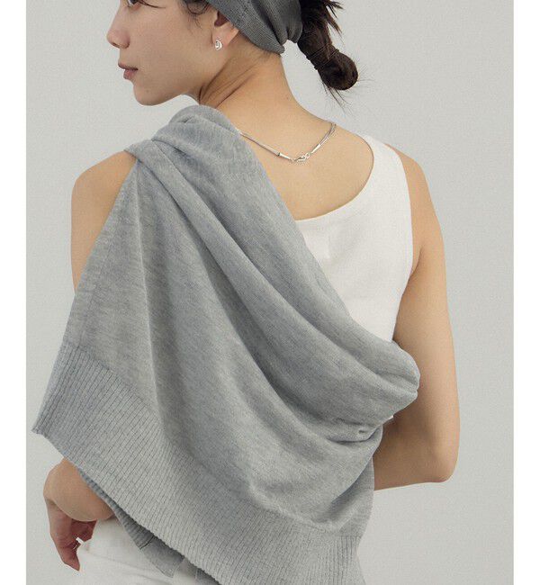 SALON adam et rope'「ブライトラメVネックシアーカーディガン / 新色追加」|カーディガン|