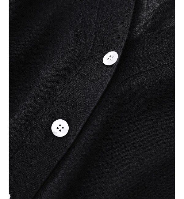 SALON adam et rope'「ブライトラメVネックシアーカーディガン / 新色追加」|カーディガン|