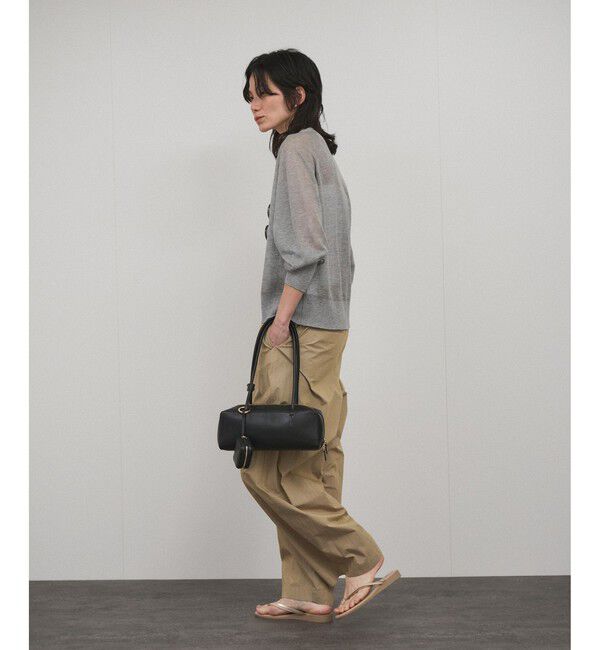 SALON adam et rope'「ブライトラメVネックシアーカーディガン / 新色追加」|カーディガン|