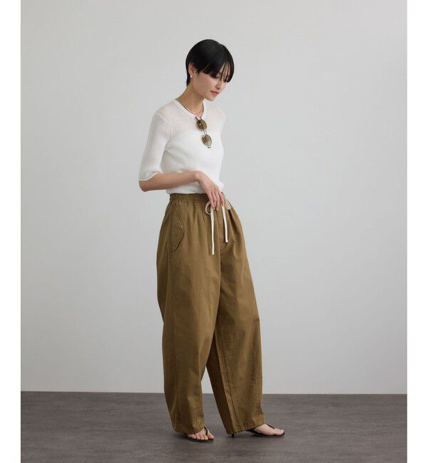 SALON adam et rope'「【WEB限定】ブロークンツイルミリタリータックカーゴパンツ」|カーゴ|
