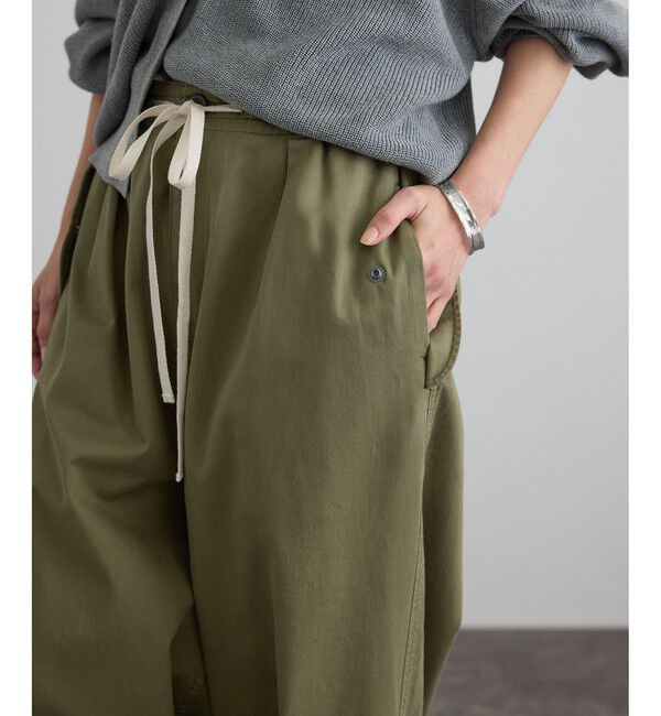 SALON adam et rope'「【WEB限定】ブロークンツイルミリタリータックカーゴパンツ」|カーゴ|