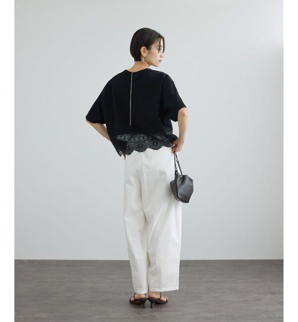 SALON adam et rope'「【WEB限定】ブロークンツイルミリタリータックカーゴパンツ」|カーゴ|