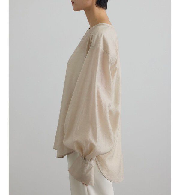 SALON adam et rope'「【WEB限定】シルクMIXルチアブラウス」|シャツ・ブラウス|