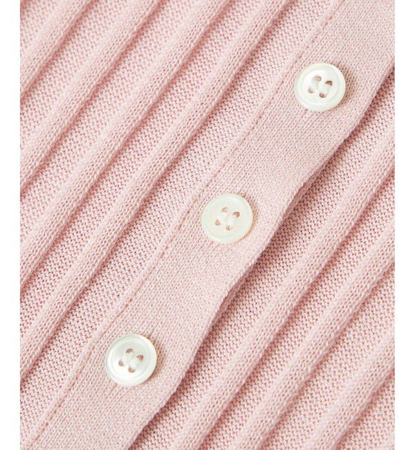 SALON adam et rope'「ワイドリブスキッパークルーネックカーディガン」|カーディガン|