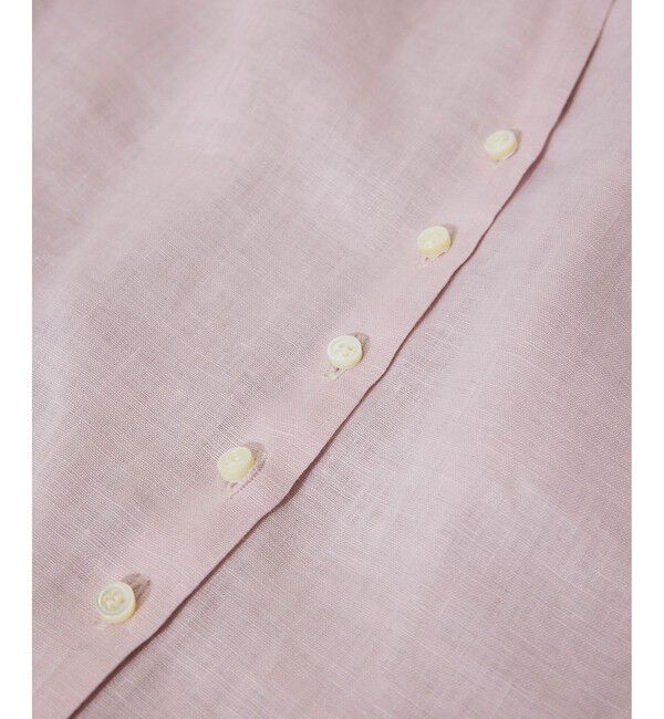 SALON adam et rope'「リネンスキッパーギャザーブラウス / GENTLE LINEN 新色追加」|シャツ・ブラウス|
