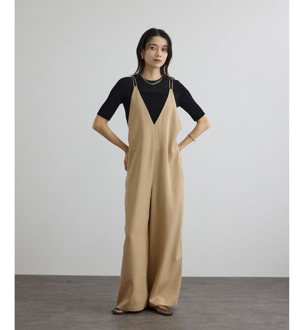 SALON adam et rope'「ビンテージツイルサロペット」|オールインワン|