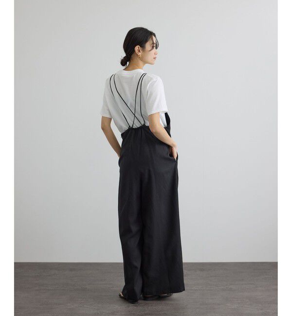 SALON adam et rope'「ビンテージツイルサロペット」|オールインワン|