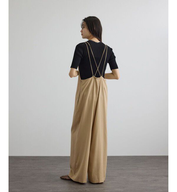 SALON adam et rope'「ビンテージツイルサロペット」|オールインワン|