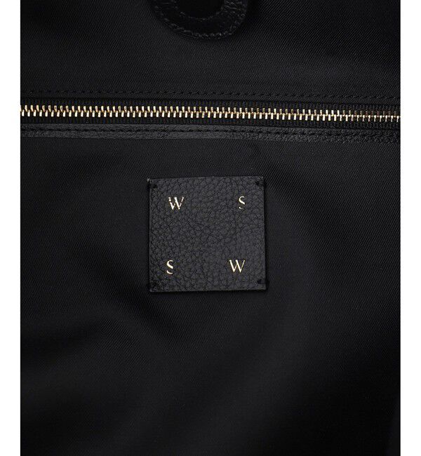 SALON adam et rope'「【WEB限定】【WS（ドゥーブル）】チャーム付きナチュラルレザートート」|トートバッグ|