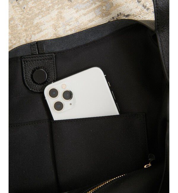 SALON adam et rope'「【WEB限定】【WS（ドゥーブル）】チャーム付きナチュラルレザートート」|トートバッグ|