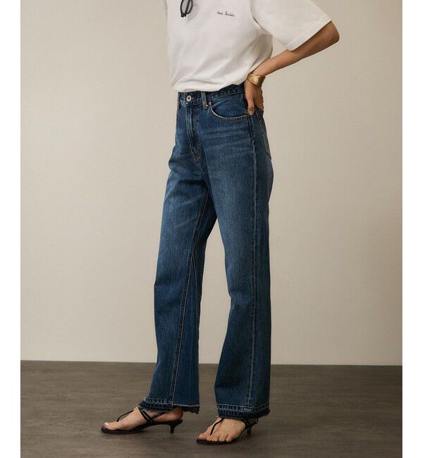 SALON adam et rope'「COTTON USAセミフレアデニム 4」|デニム|