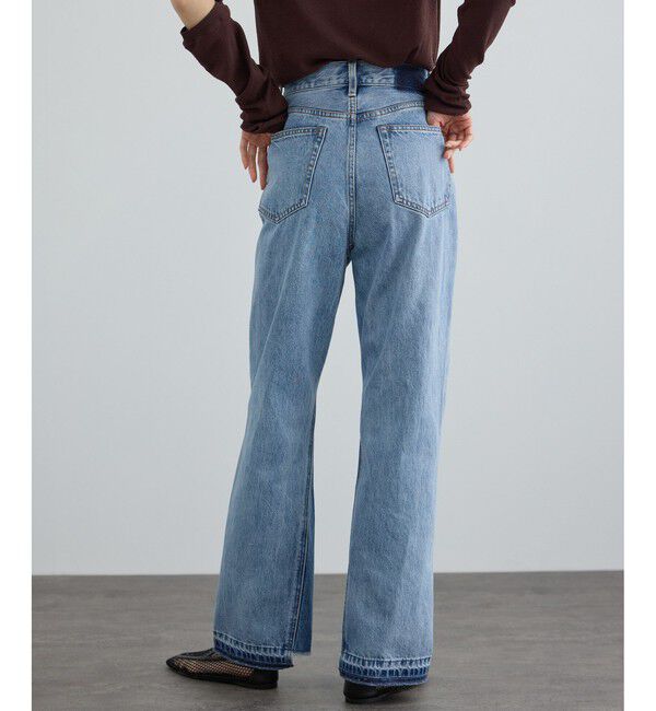 SALON adam et rope'「COTTON USAセミフレアデニム 4」|デニム|