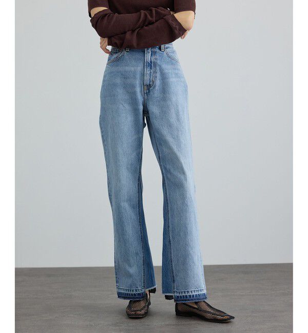 SALON adam et rope'「COTTON USAセミフレアデニム 4」|デニム|