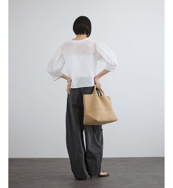 SALON adam et rope'「ギャザーボリュームスリーブブラウス」|シャツ・ブラウス|