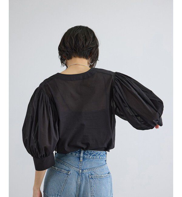 SALON adam et rope'「ギャザーボリュームスリーブブラウス」|シャツ・ブラウス|