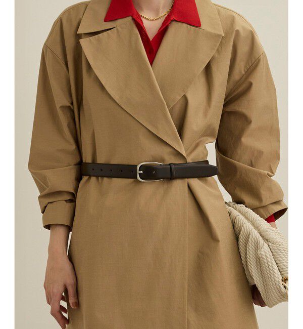 ROPE「シグネットバックルレザーワイドベルト」|ベルト|