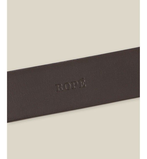ROPE「シグネットバックルレザーワイドベルト」|ベルト|