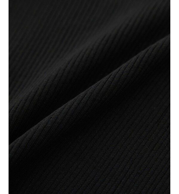 ROPE「【洗える】ワイドリブスクエアネックニット」|ニット・セーター|