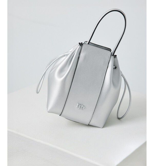 ROPE「【WEB限定】RPロゴドロストミドルバッグ」|ハンドバッグ|シルバー(93)