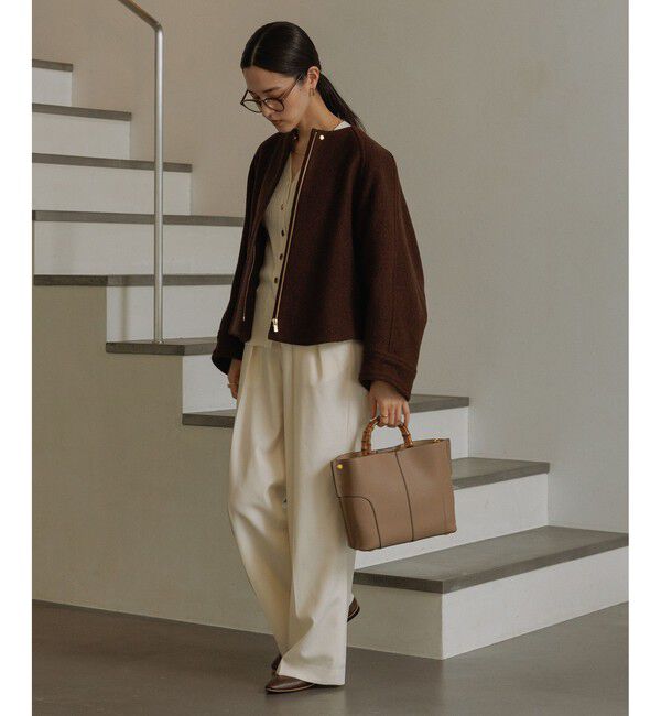 ROPE「【E'POR】BAMBOO BAG Medium/軽量・通勤・26SS」|ハンドバッグ|